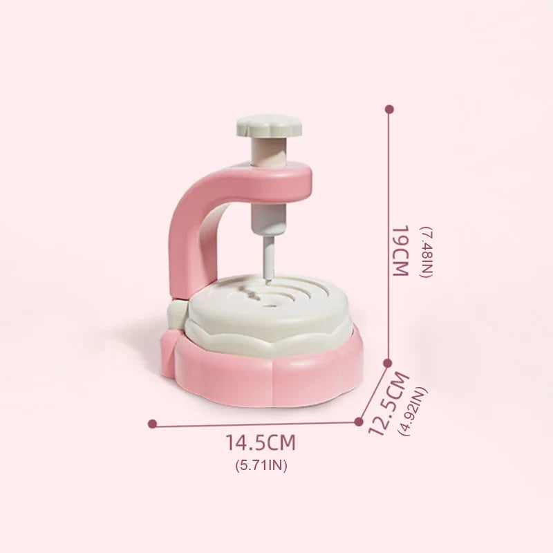 Handmade Flowers Embossing Machine Toy for Kids Fabric Flower Bouquets Toys Children'S DIY Arts Craft Kit Girls Birthday Gift