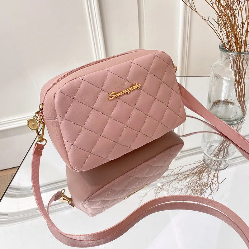 2023 Tassel Small Messenger Bag for Women Trend Lingge Embroidery Camera Female Shoulder Bag Fashion Chain Ladies Crossbody Bags