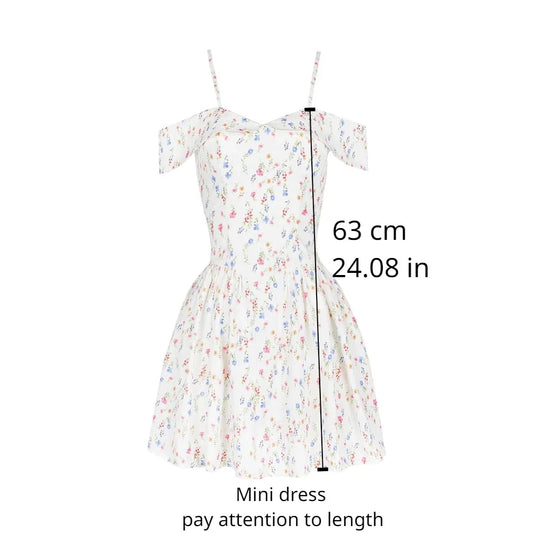 Summer New in Short Dresses off Shoulder Vintage Flare Tulle Skirt Sexy Birthday Party Dresses a Line Women'S Clothing